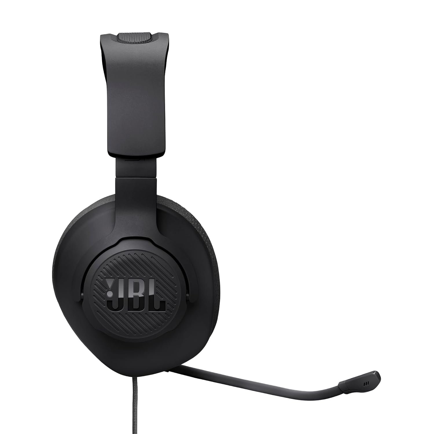 JBL Quantum 100M2 Wired Gaming Headphones, Supports Windows sonic spatial audio, 40mm Realistic Dynamic Drivers, Omnidirectional Detachable Mic, Breathable Memory Foam cushions, PC/Xbox/PS/3.5mm-Black - Image 4