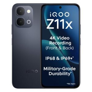 iQOO Z11x 5G (Titan Black, 8GB RAM, 256 GB Storage)