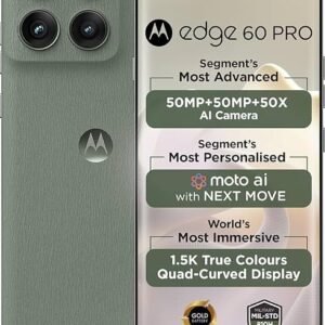 Motorola Edge 60 Pro 5G (Pantone Shadow, 8GB RAM, 256GB Storage)